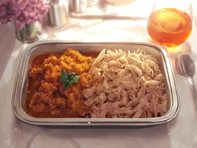 Rezeptbild zu Nockerl mit Gulasch