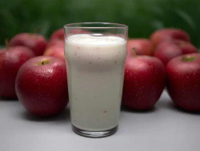 Skyr Drink mit Apfel Rezept-Bild von: Skyr Drink mit Apfel