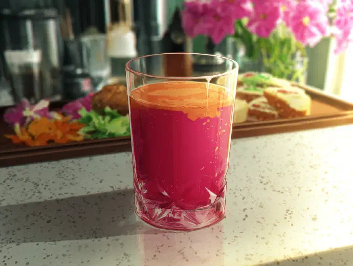 Skyr Drink mit roter Beete, Zitrone, Ingwer, Pfeffer und Salz Rezept-Bild von: Skyr Drink mit roter Beete, Zitrone, Ingwer, Pfeffer und Salz