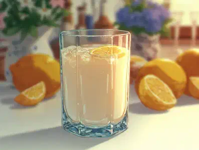 Rezeptbild zu Skyr Drink mit Zitrone